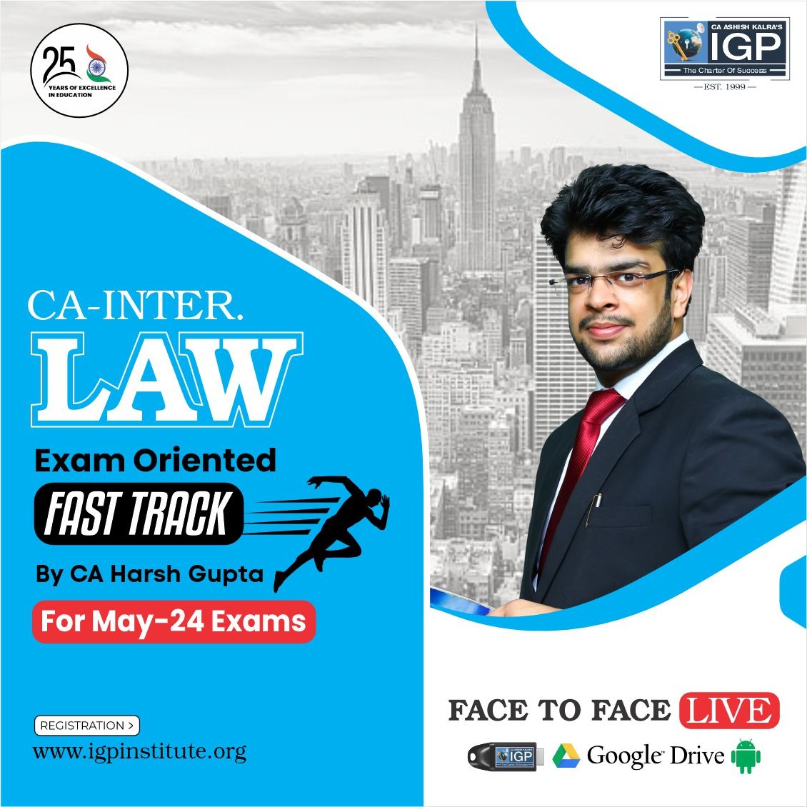 CA Inter Law Exam-Oriented Fast-Track Batch -CA-INTER-Corporate Laws and Other Laws- CA Harsh Gupta